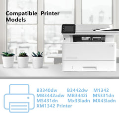 55B0ZA0 MS331 Imaging Unit MS331 Drum Unit Compatible for B3340dw B3442dw M1342 MB3442adw MB3442i MS331dn MS431dn MX331adn MX431adn XM1342 Printer