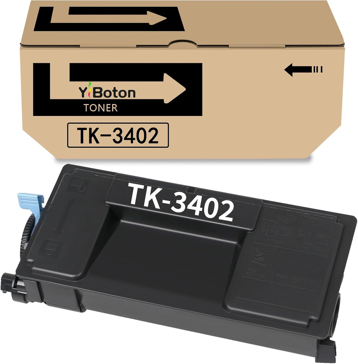 TK-3402 TK3402 Black Toner Cartridge [12,600 Pages] for TK3402 1T0C0Y0US0 Toner for Compatible ECOSYS PA4500x MA4500ix MA4500ikx Printer (1 Pack)