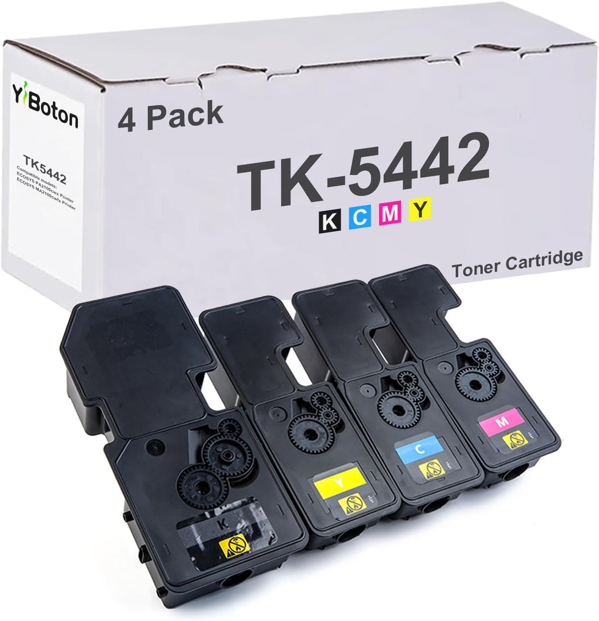 TK-5442 TK5442 High Capacity Toner Cartridge Compatible for TK-5442 for ECOSYS MA2100cwfx and PA2100cwx Model Laser Printer (4 Pack)