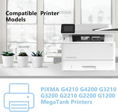 BH-2 CH-2 Printhead Replacement for PIXMA G4210 G4200 G3202 G3200 G2200 G1200 MegaTank All-in-One Printer Head Ink Cartridges Refillable 8009 and 8021 XL (Combo Packs)