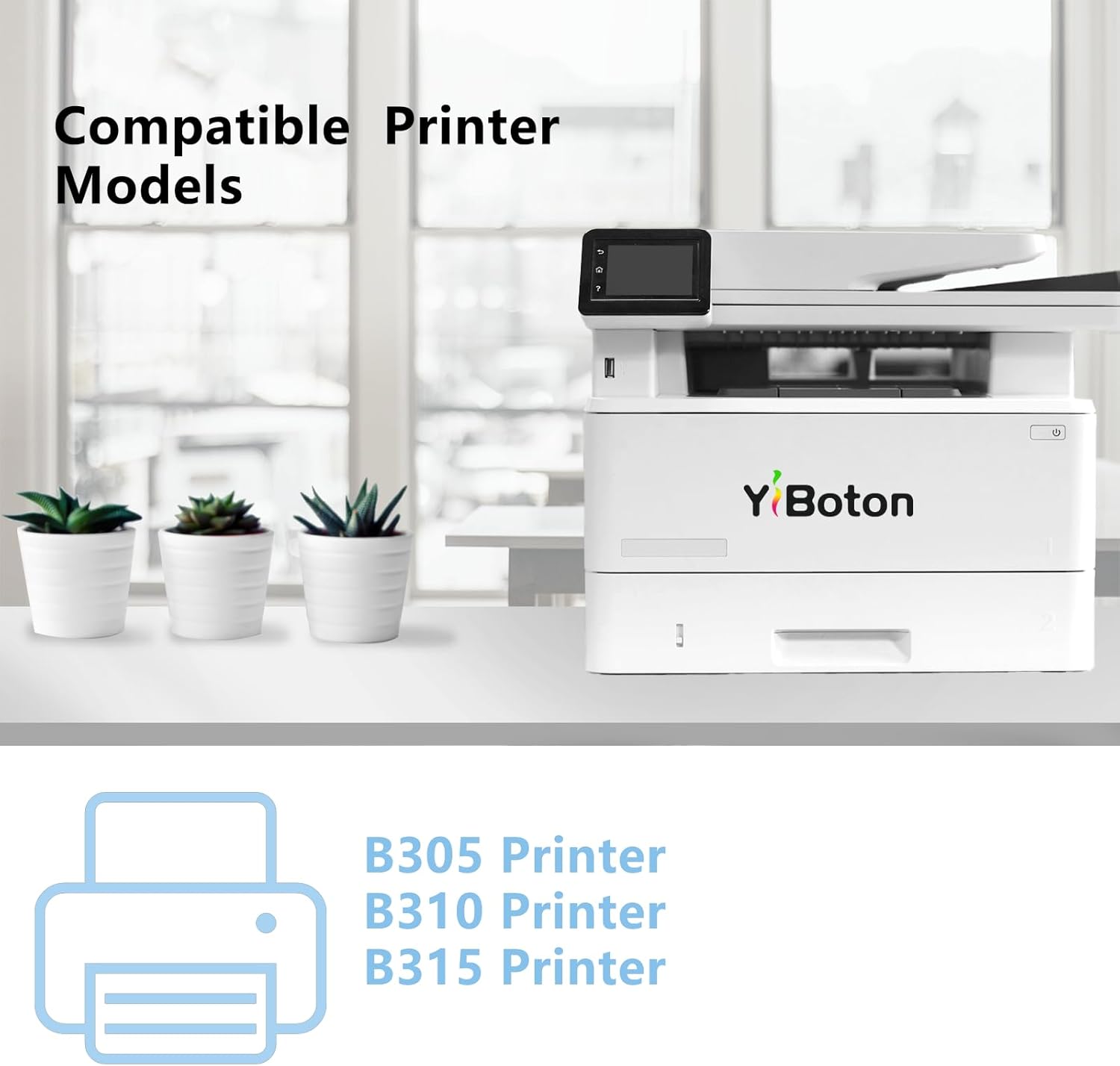 Compatible for B310 Black Drum Unit [42,800 Pages] 1Pack High Capacity 013R00690 Imaging Unit Replacement for Xerox B305 B310 B315 Printer