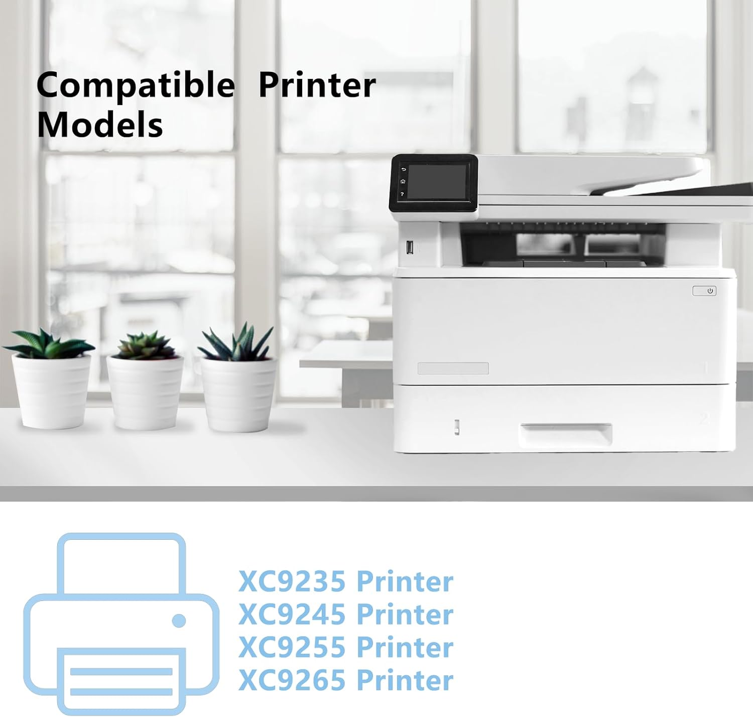 High Yield XC9255 Toner Cartridges Replacement for 24B6849 24B6846 24B6847 24B6848 Toner for Lex XC9255 XC9235 XC9245 XC9265 Printer