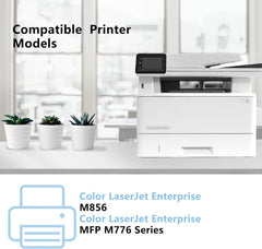 High Yield 659X W2012X Yellow Toner Cartridge Compatible with Color Enterprise M856dn M856x MFP M776dn M776z M776zs Printer(with New Chip)