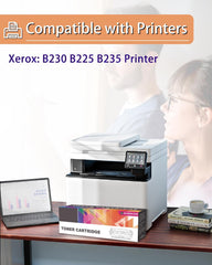 B230 B225 B235 Toner Cartridges 1 Pack (with Chip) Compatible with Xerox B230(006R04399 006R04400 006R04401) Toner Cartridges for Xerox B230 B225 B235 Printer