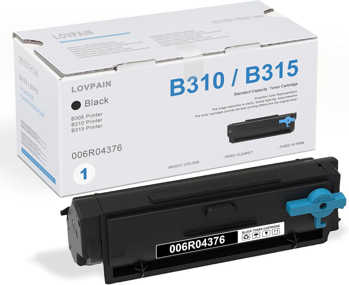 B305 / B315 / B310 Black Toner Cartridge - 1 Pack 006R04376 Toner Cartridge Replacement for Xerox B305 B310 B315 Printer