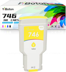 300-ml 746 Yellow Ink Cartridge (P2V83A) High Capacity Compatible Ink Cartridge for 746 Z6 & Z9+ Large Format Plotter Printer (1-Pack)