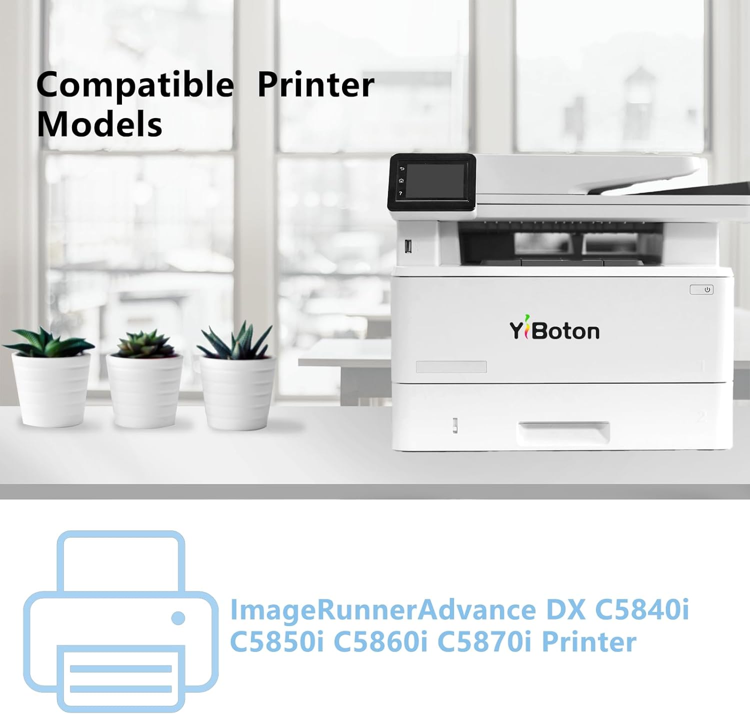 High Yield GPR61 GPR-61 Toner Cartridge Compatible for Canon ImageRunner AdvanceDX C5840i C5850i C5860i C5870i Printer.(3763C003AA 3764C003AA 3765C003AA 3766C003AA)