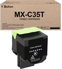 MX-C35T MXC35TB Compatible Toner Cartridge Replacement for MX-C35TB Works for MX-C357F MX-C407P Printer (1 Pack Black)