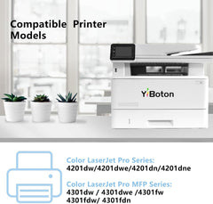 210X Cyan Toner Cartridge (with Chip) Remanufactured 210X W2101X Toner Compatible for Color Pro 4201dw 4201dn MFP 4301dw 4301fdw 4301fdn Series Printer