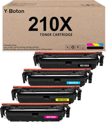 210X Toner Cartridges High Cartridges Compatible with Color Pro MFP 4301fdw Wireless Printer MFP Pro 4301fdn 4201dw 4201dn, Color PRP MFP 4301 4201 Series Printer(Black Cyan Yellow Magenta)