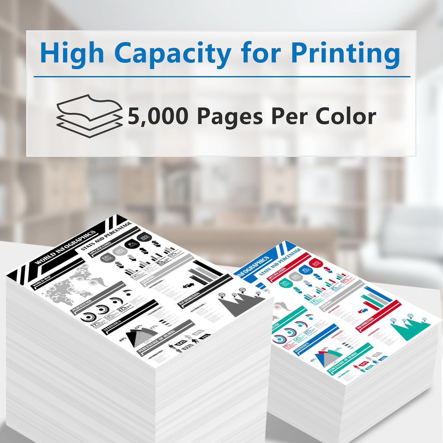 T10 T10L Cyan Toner Cartridge Remanufactured Replacement 4565C001 Toner (with New Chip) for Color imageCLASS X LBP1538C MF1538C C1533P C1538P C1538iF Printers(1 Pack)