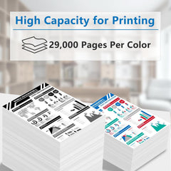 659X Cyan Toner Cartridge Remanufactured 659X W2011X Toner Cartridge Compatible with Color Enterprise M856dn M856x MFP M776dn M776z M776zs Printer(Newly Upgraded Version 5.0 chip)