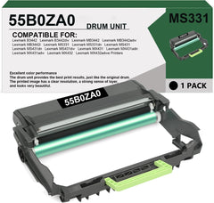 55B0ZA0 MS331 Imaging Unit MS331 Drum Unit Compatible for B3340dw B3442dw M1342 MB3442adw MB3442i MS331dn MS431dn MX331adn MX431adn XM1342 Printer