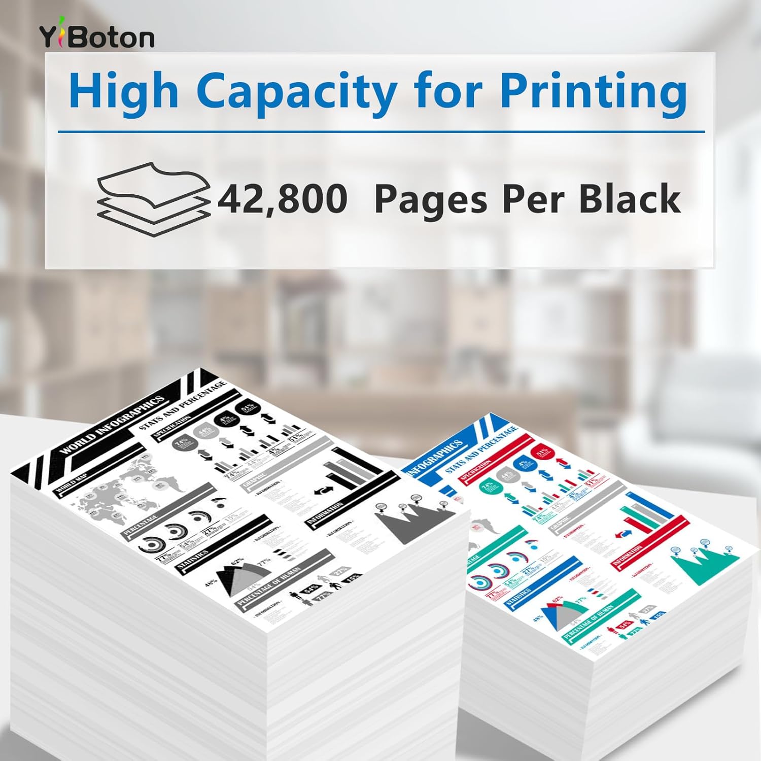 Compatible for B310 Black Drum Unit [42,800 Pages] 1Pack High Capacity 013R00690 Imaging Unit Replacement for Xerox B305 B310 B315 Printer