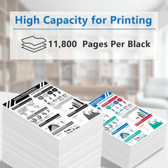 W9024MC Black Toner Cartridges [with chip] Compatible for LJ Managed E40040dn Managed MFP E42540f Printer (11,800 Pages )