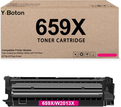 659X Magenta Toner Cartridge Remanufactured 659X W2013X Toner Cartridge Compatible Works with Color Enterprise M856dn M856x MFP M776dn M776z M776zs Printer(Newly Upgraded Version 5.0 chip)