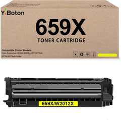 High Yield 659X W2012X Yellow Toner Cartridge Compatible with Color Enterprise M856dn M856x MFP M776dn M776z M776zs Printer(with New Chip)