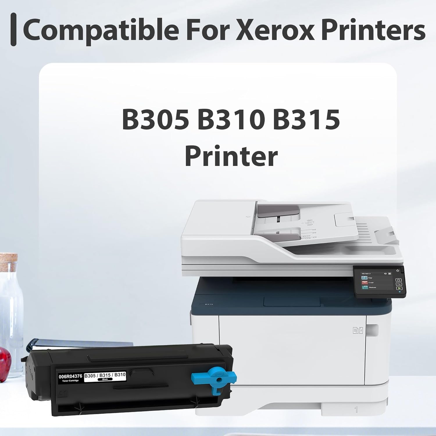 B305 B315 B310 Black Extra High Capacity Toner Cartridge 006R04376 Replacement for Xerox B305 B310 B315 Toner Printer (1-Pack)