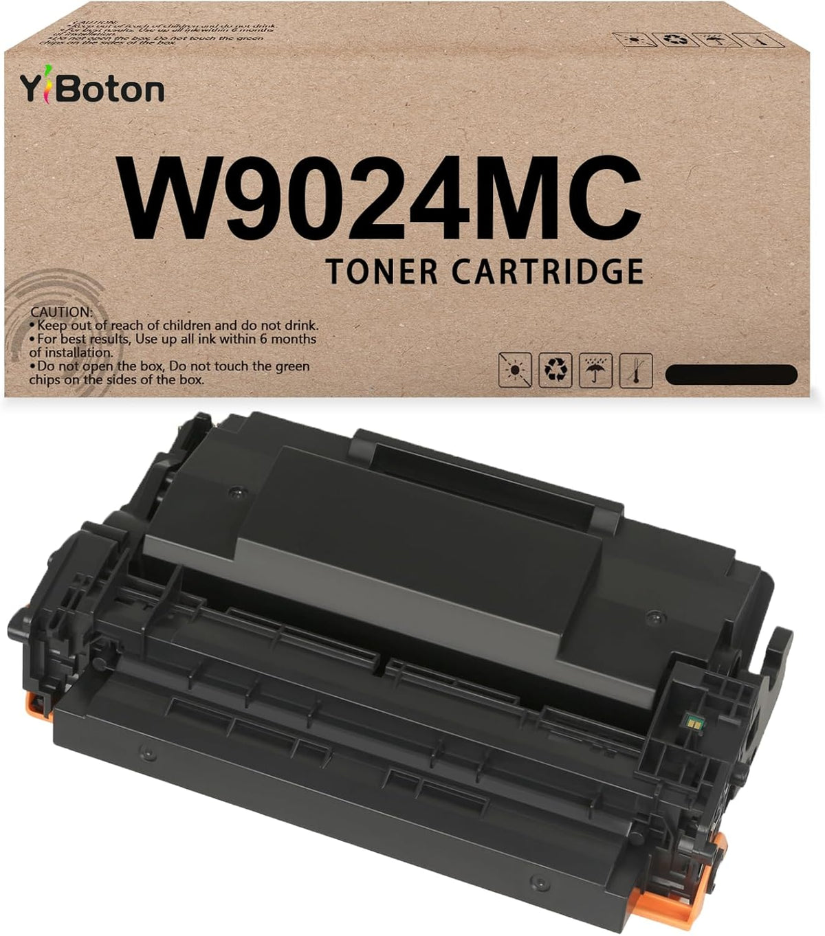 W9024MC Black Toner Cartridges [with chip] Compatible for LJ Managed E40040dn Managed MFP E42540f Printer (11,800 Pages )